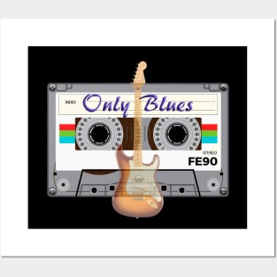 Only Blues Cassette Posters and Art